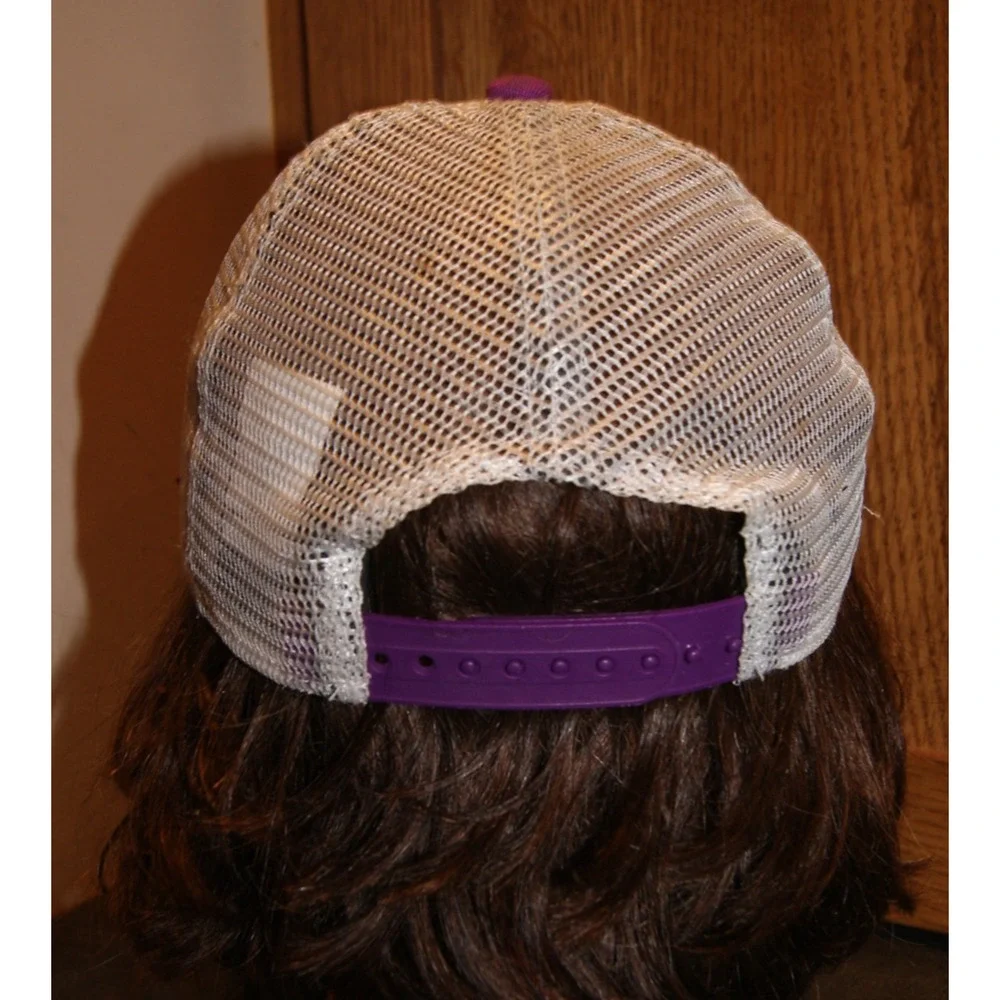 St Louis Cardinals Youth Girls Purple Colorful Swirls Trucker Snapback Hat Cap